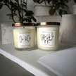 On & On + Sittin Up In My Room | Self Care Duo Luxury Soy Wax Candle Set– Eucalyptus & Linen - Wick and Glow Candle Company®