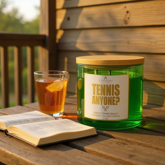 Tennis, Anyone? – Fresh Tennis Ball Scented 3 Wick Candle (17 oz)