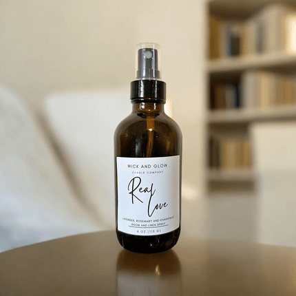 Real Love Room & Linen Spray | White Sage, Lavender & Chamomile | 4 oz - Wick and Glow Candle Company®