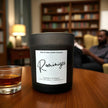 Reminisce | Luxury Soy Wax Candle – Cognac, Tobacco & Amber - Wick and Glow Candle Company®
