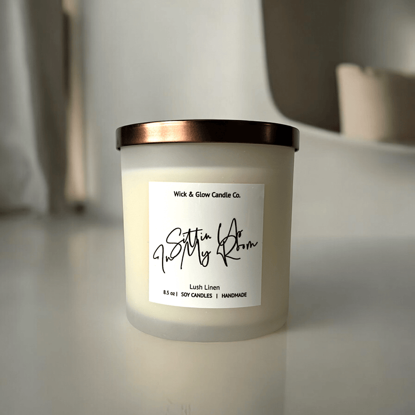 Sittin' Up In My Room Candle - Wick and Glow Candle Company®