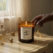 Sumthin, Sumthin | Luxury Soy Wax Candle – Smoke & Suede - Wick and Glow Candle Company®
