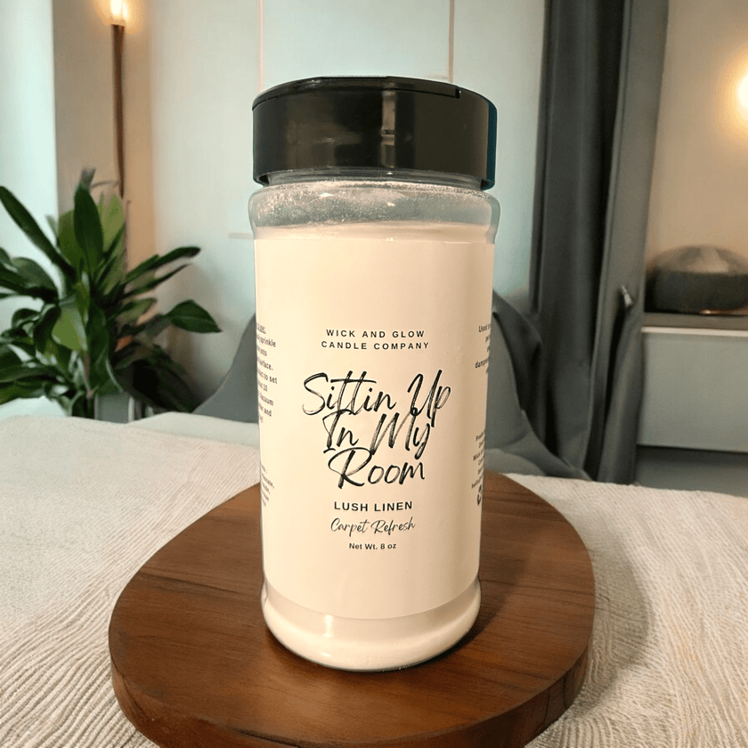 Wick & Glow Carpet Refresher Powder | Phthalate - Free & Vegan | 16 oz - Wick and Glow Candle Company®