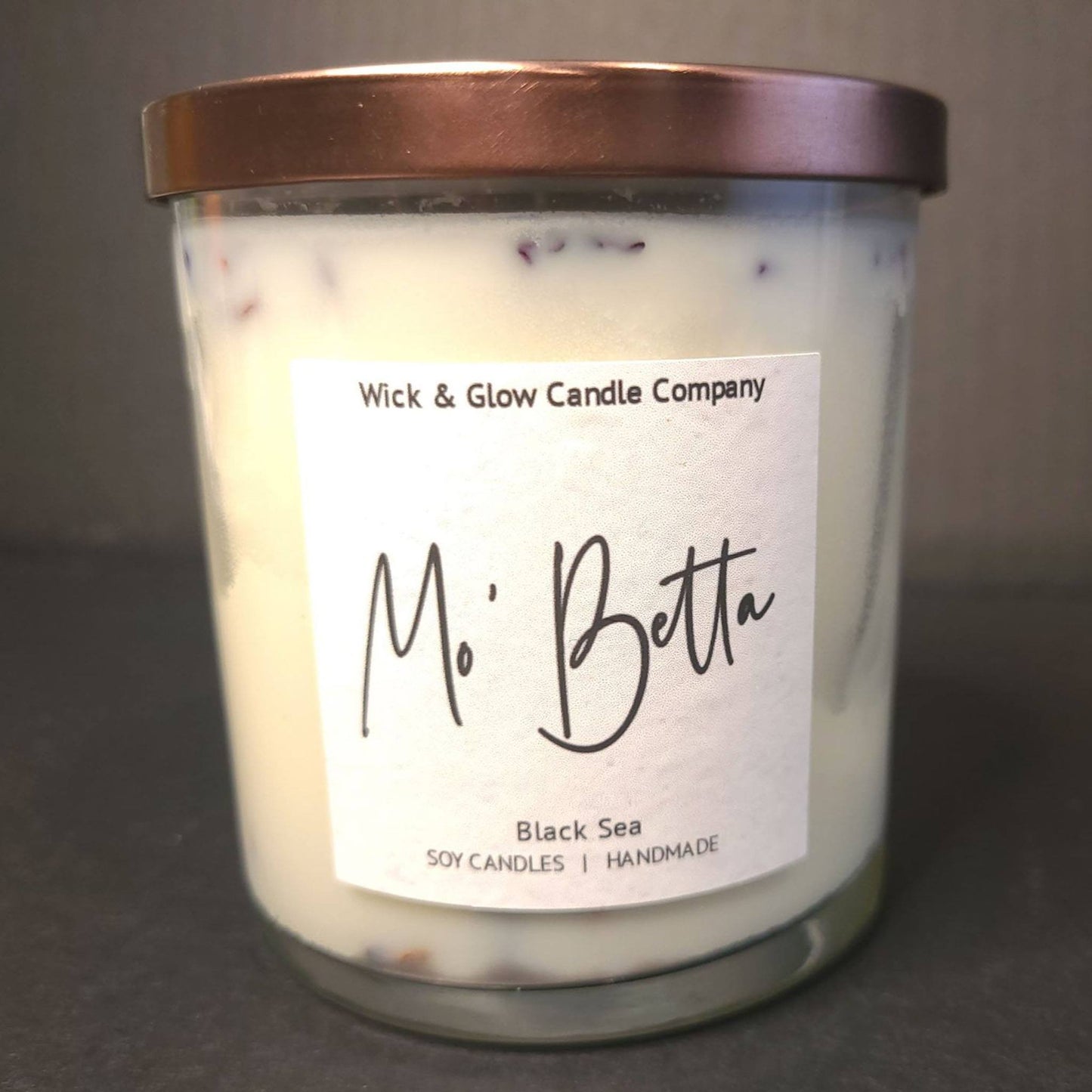 Mo' Betta -Black Sea Luxury Scented Candle - The Wick and Glow Candle Company