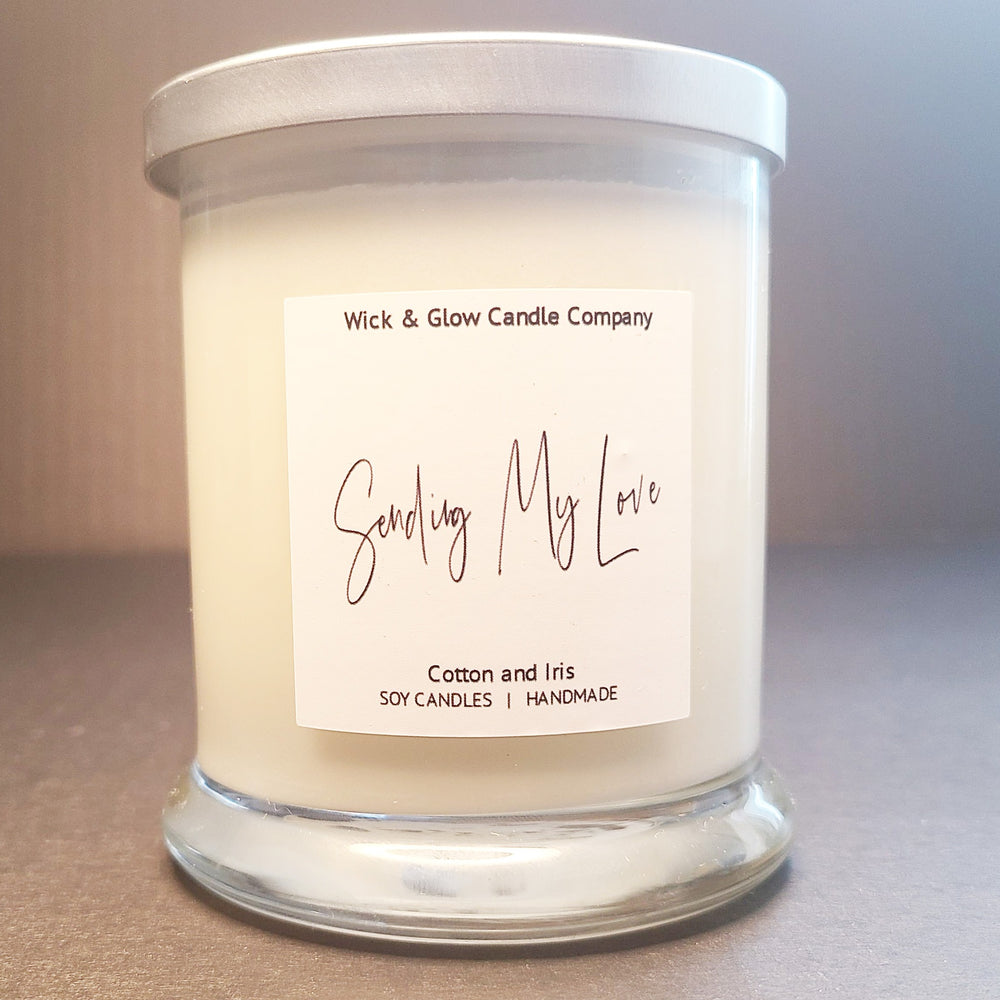 Sending My Love Luxury Candle - The Wick and Glow Candle Company