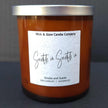 Sumthin' Sumthin' -Smoke and Suede Luxury Scented Candle - Wick and Glow Candle Company™